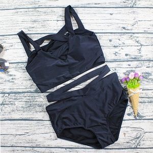 Sexy Strappy Two-Piece Bathing Suit